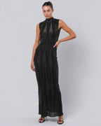 FW 1999 Metallic Lurex Gown and Jacket with Bead Detail