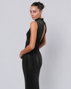 FW 1999 Metallic Lurex Gown and Jacket with Bead Detail
