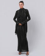FW 1999 Metallic Lurex Gown and Jacket with Bead Detail
