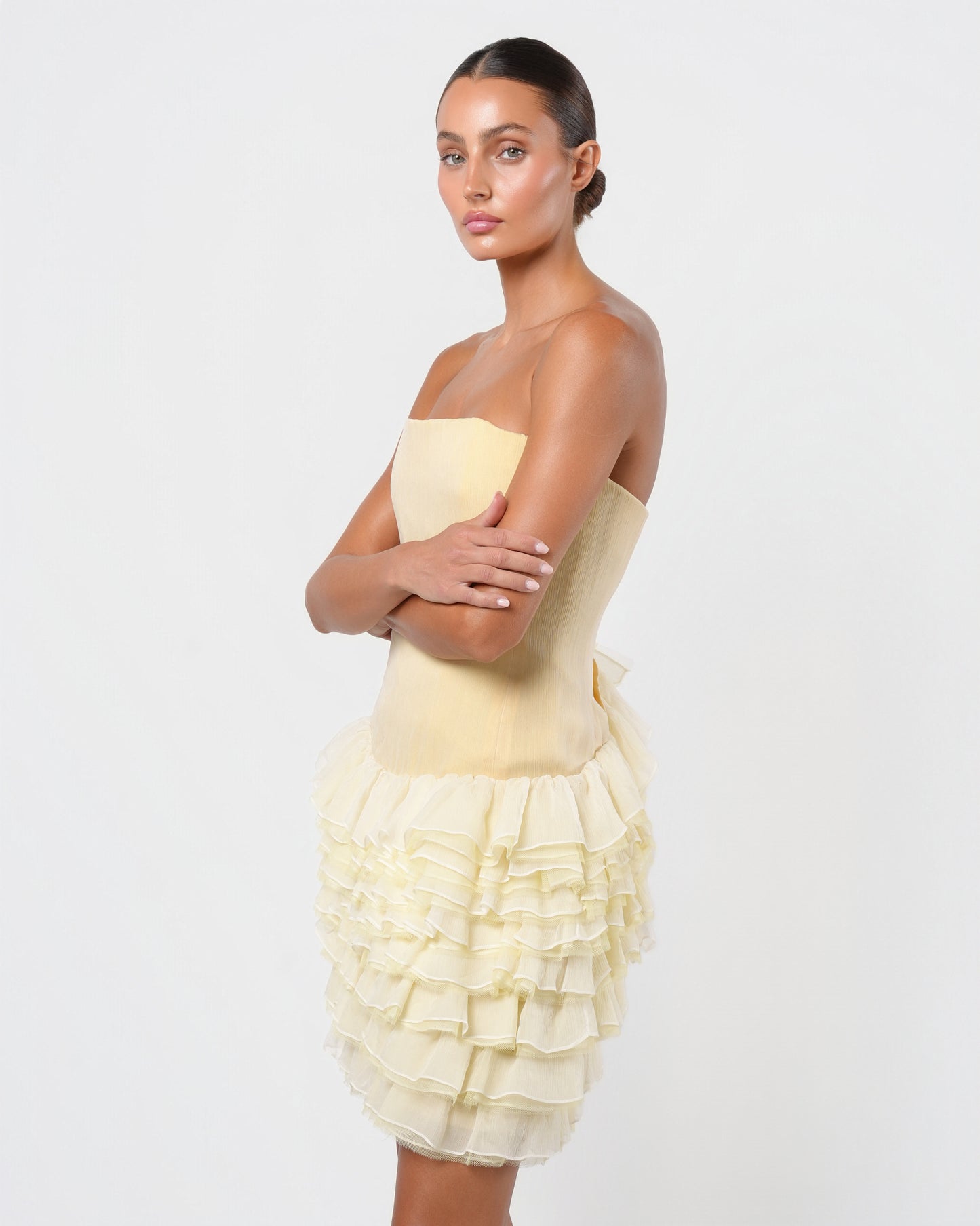 SS 2005 Runway Silk Chiffon Dress