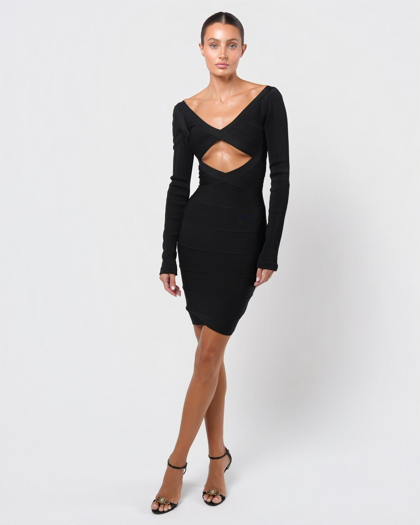1990s Cut Out Dress