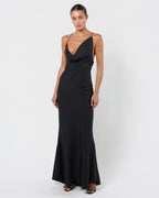 FW 2000 Runway Gown With Fur Trim