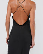 FW 2000 Runway Gown With Fur Trim