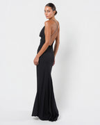 FW 2000 Runway Gown With Fur Trim