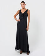 FW 2002 Silk Gown With Watteau Cape