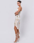 SS 1998 Runway Silk Asymmetrical Dress