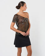 Stella McCartney Era FW 2000 Beaded Top And Skirt