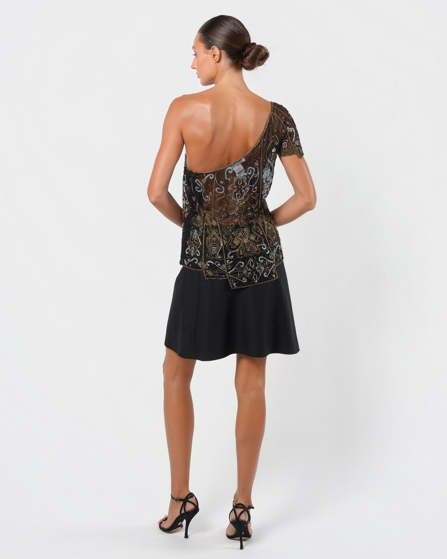 Stella McCartney Era FW 2000 Beaded Top And Skirt