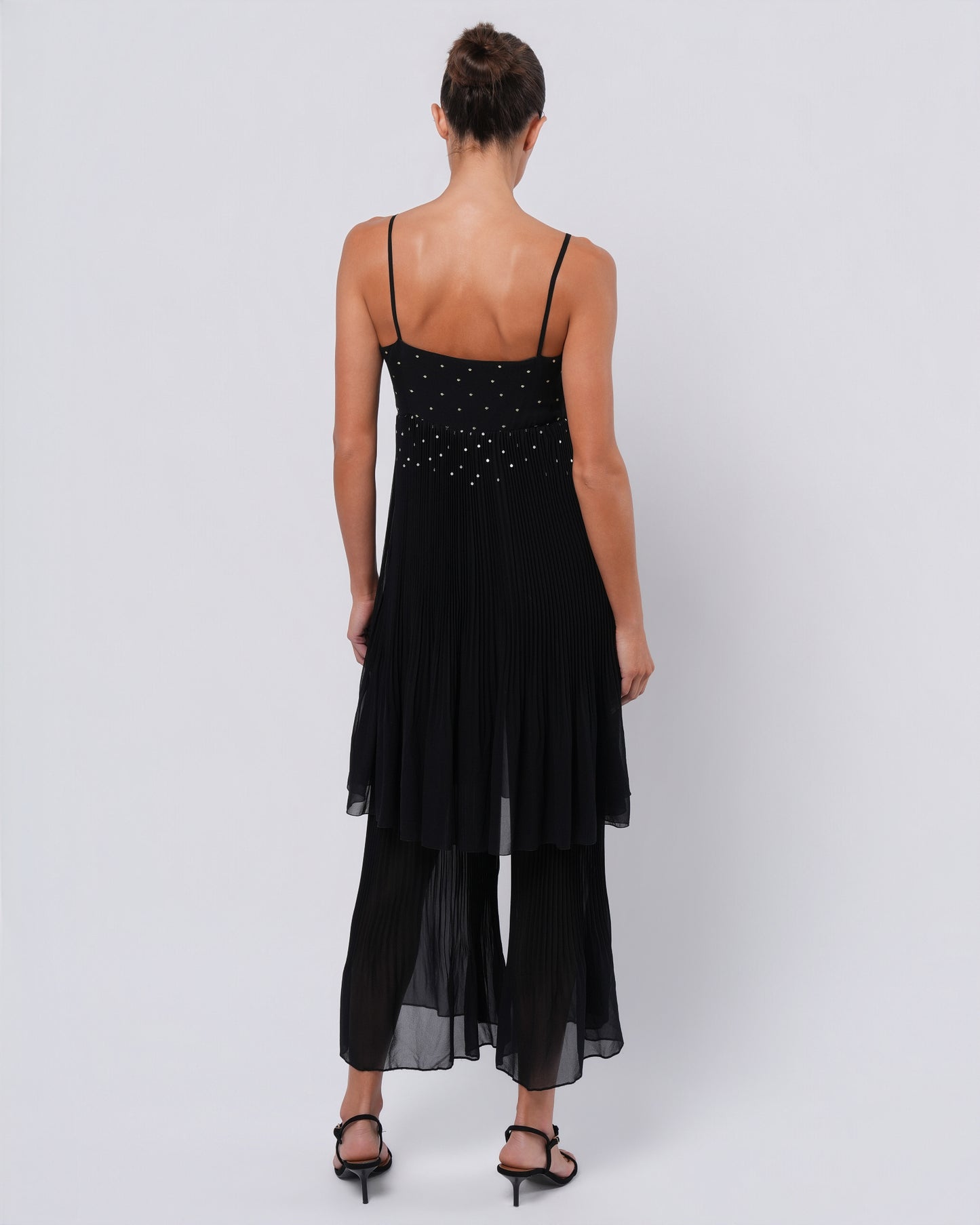FW 2000 Silk Embellished Jumpsuit