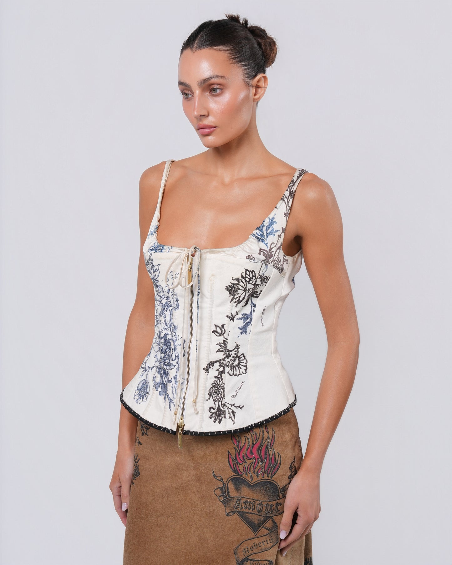 SS 2003 Tattoo Print Bustier