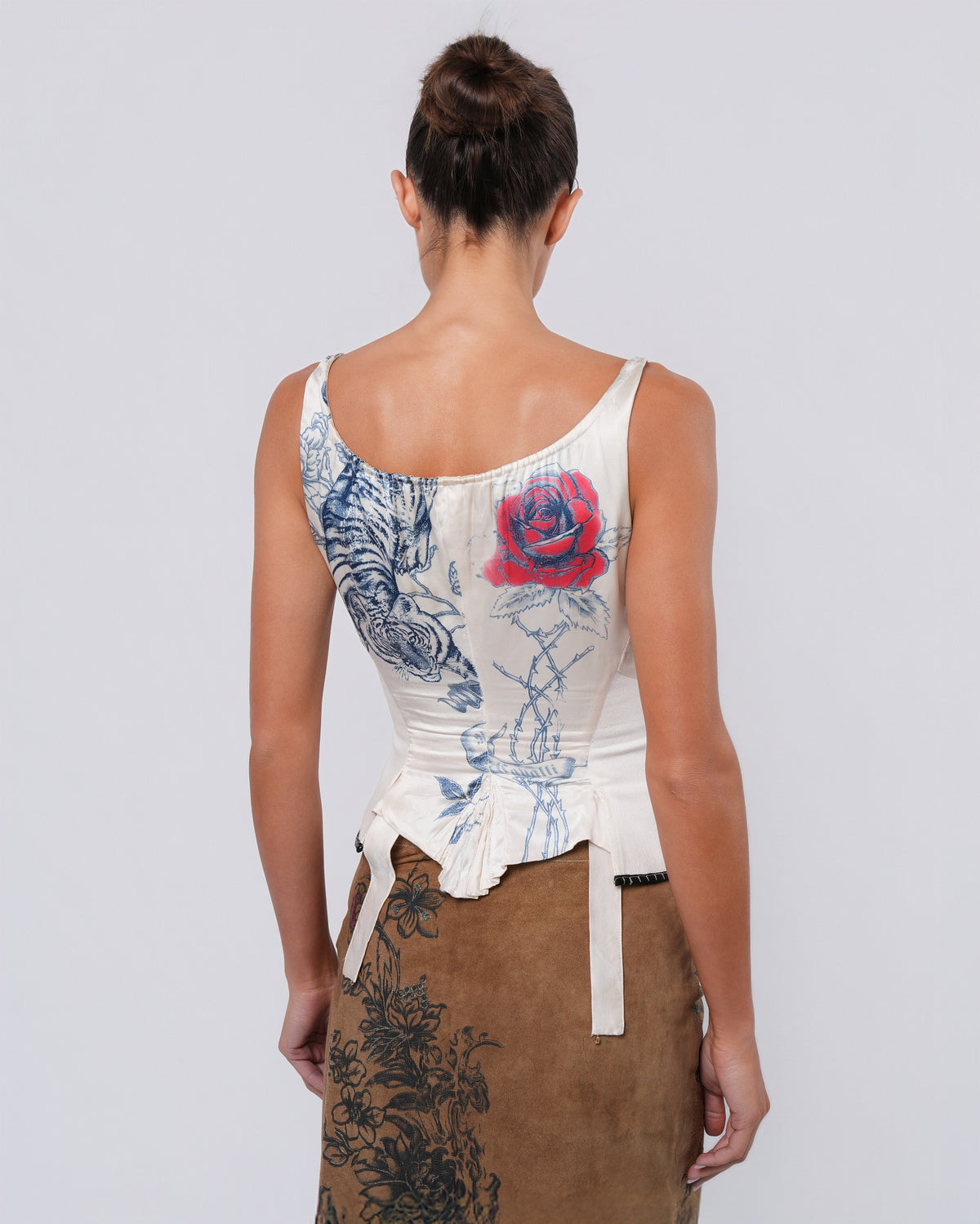 SS 2003 Tattoo Print Bustier