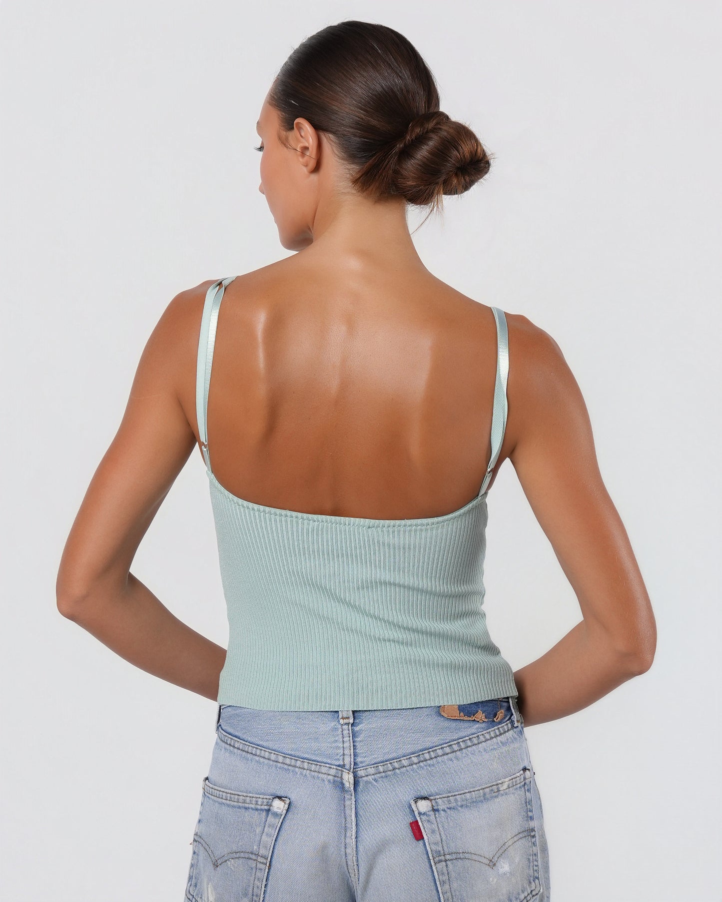 By Anna Molinari Ruffle Tank Top