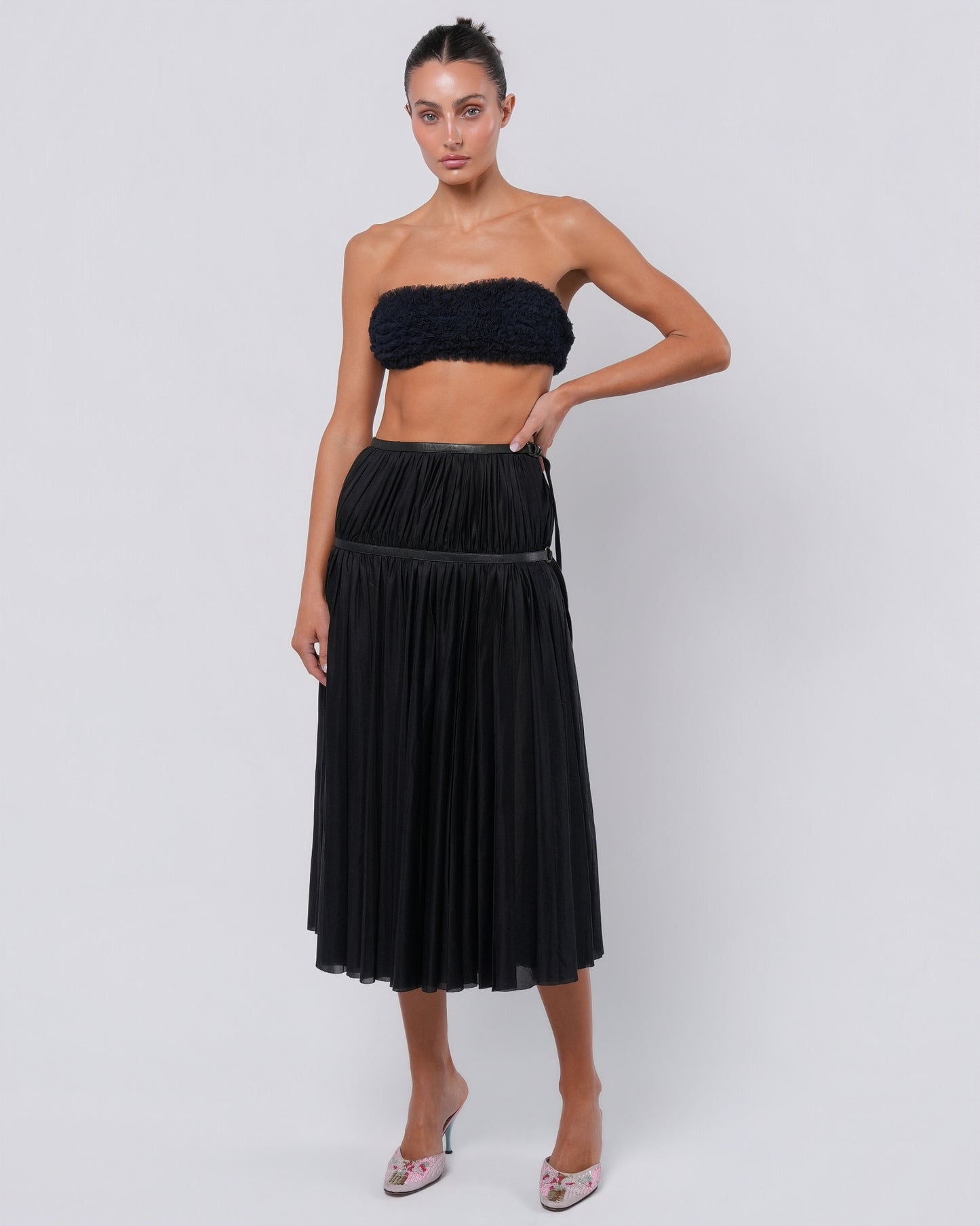 Cruise 2002 Ruffled Bandeau Top