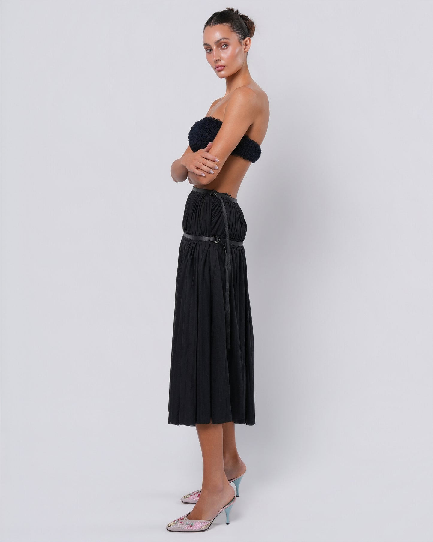 Cruise 2002 Ruffled Bandeau Top