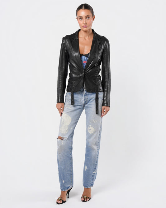 FW 2003 Leather Jacket