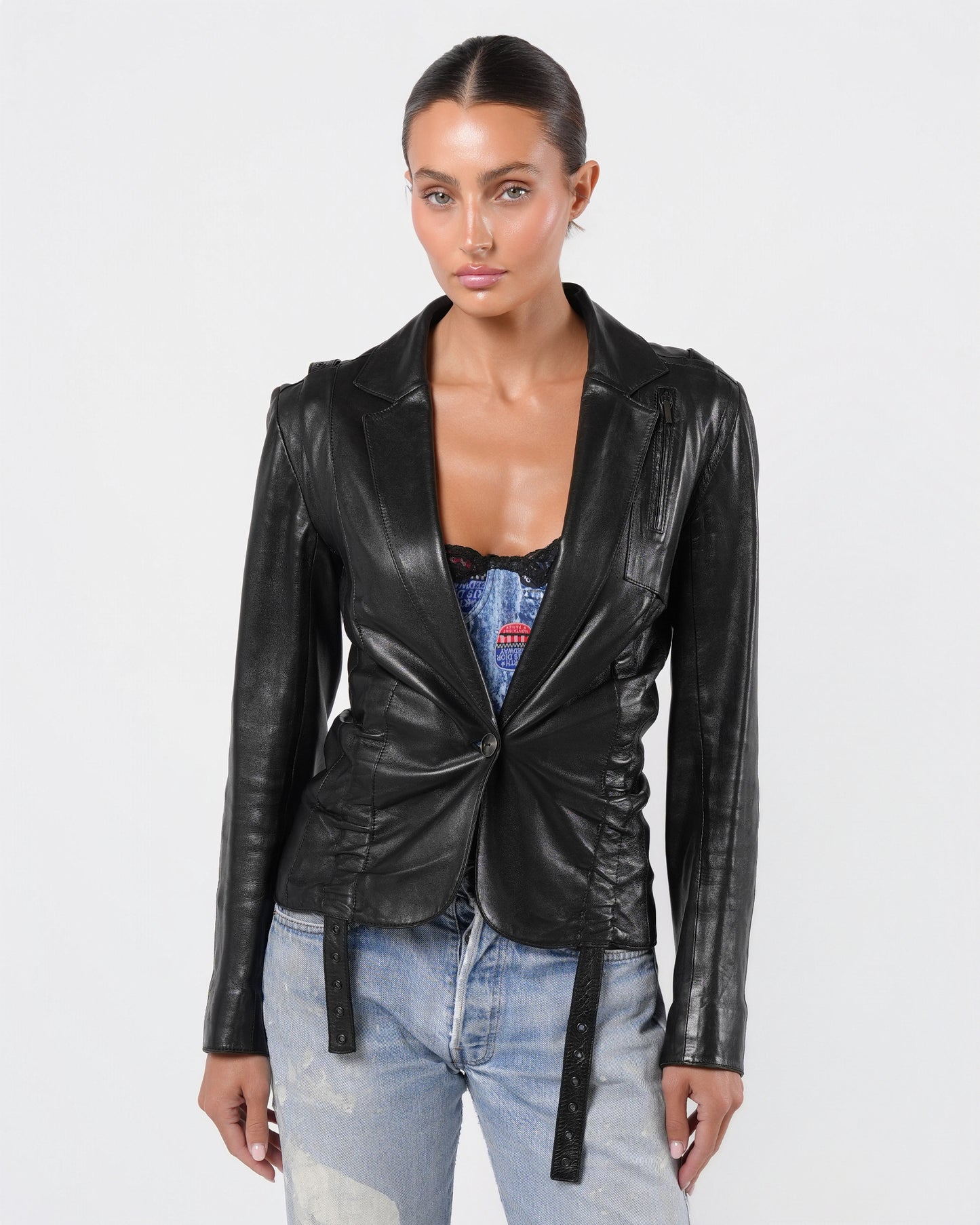 FW 2003 Leather Jacket