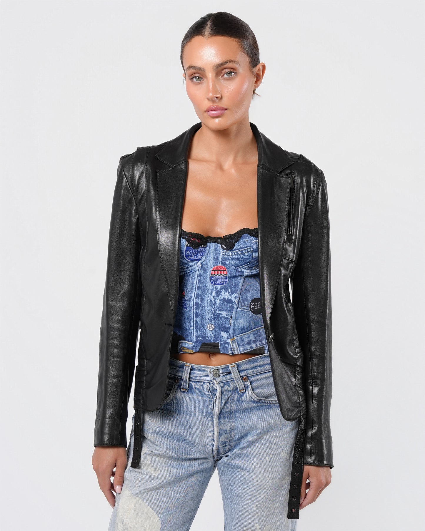 FW 2003 Leather Jacket