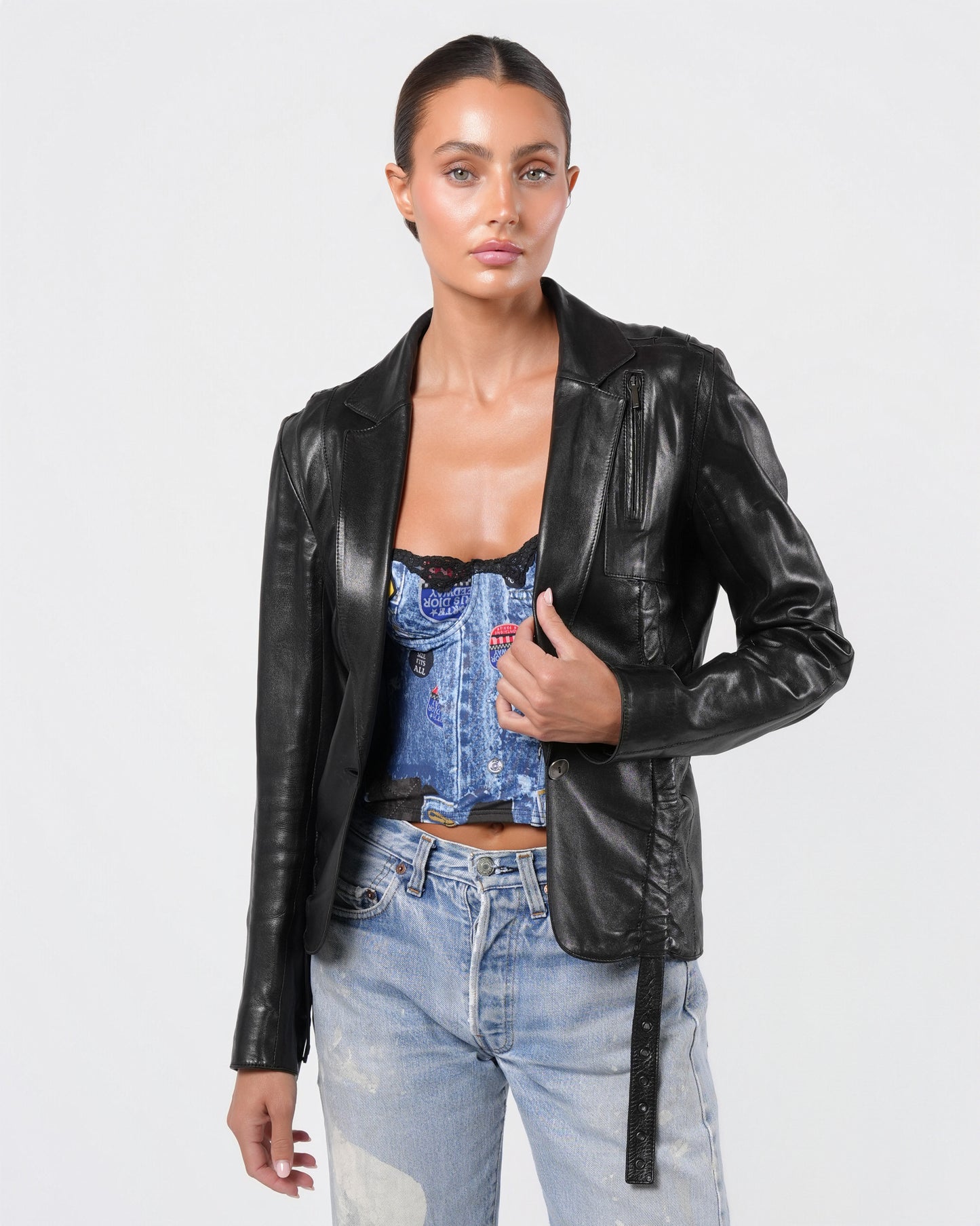 FW 2003 Leather Jacket