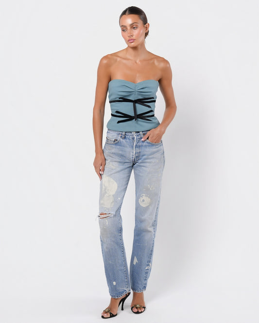 SS 2003 Marc Jacobs Era Ribbon Bustier