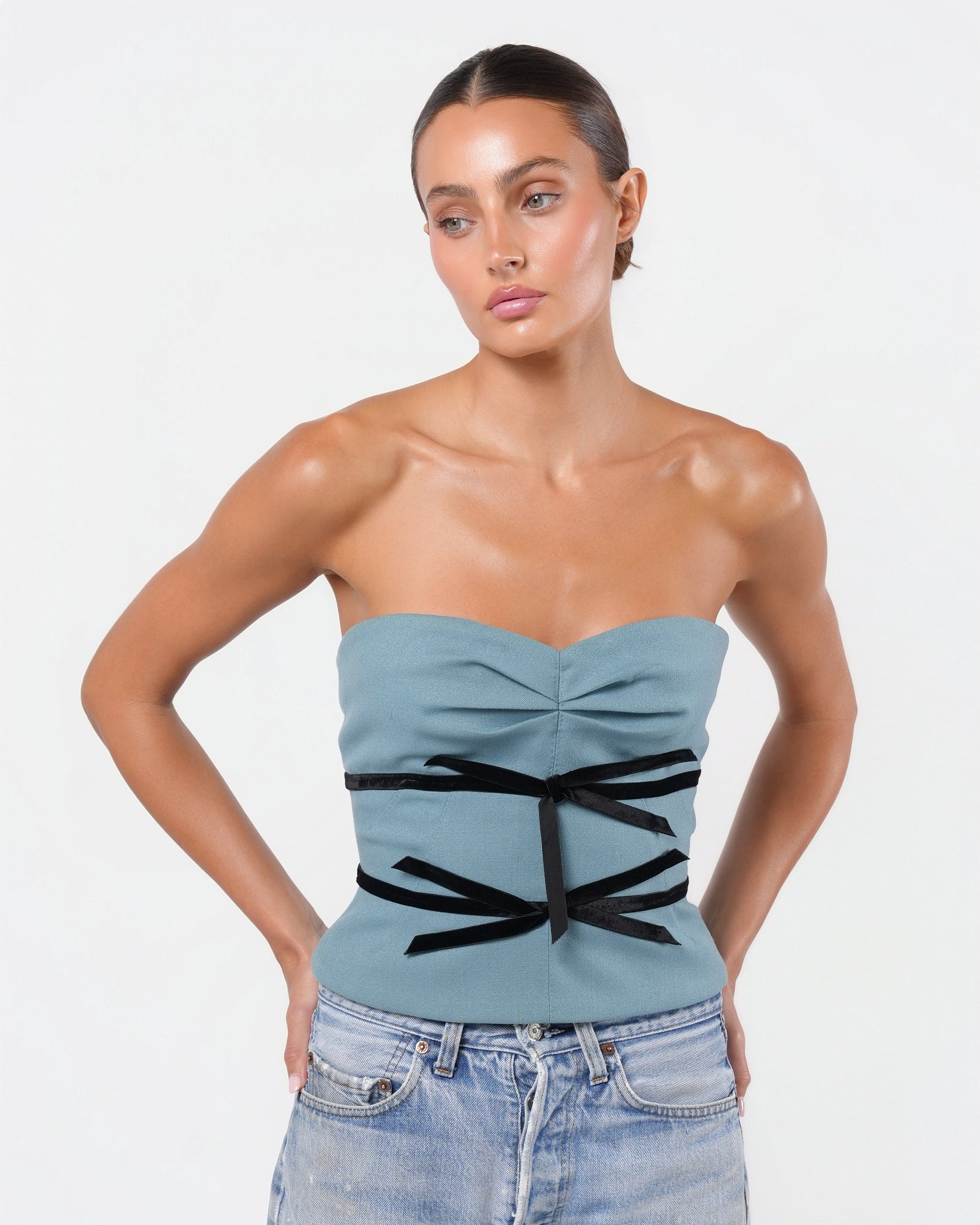 マルコ　ウエストシェイパー SS 2003 Marc Jacobs Era Ribbon Bustier – Justin Reed