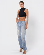 By Fayçal Amor Zip Up High Neck Top