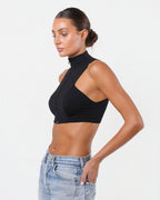 By Fayçal Amor Zip Up High Neck Top