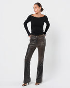 SS 2001 Embellished Leather Pants