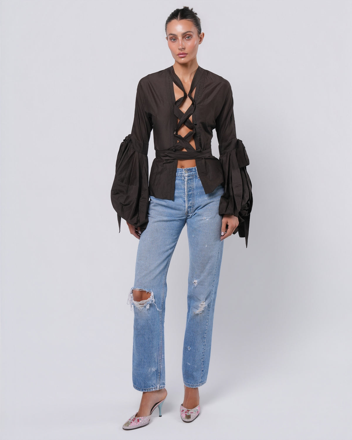 FW 2002 Balloon Sleeve Top