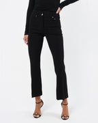 FW 2002 Flower And Butterfly Embroidered Pants