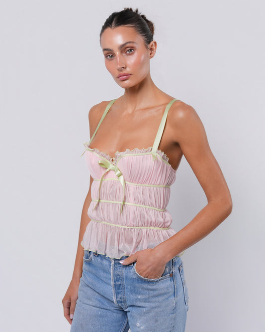 2006 Pink and Green Bustier