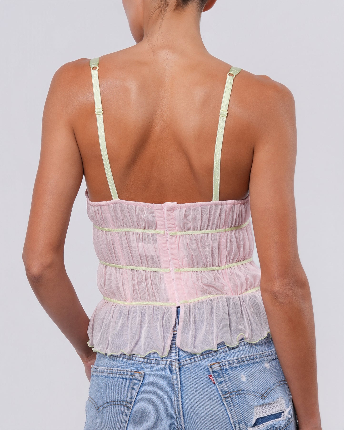 2006 Pink and Green Bustier