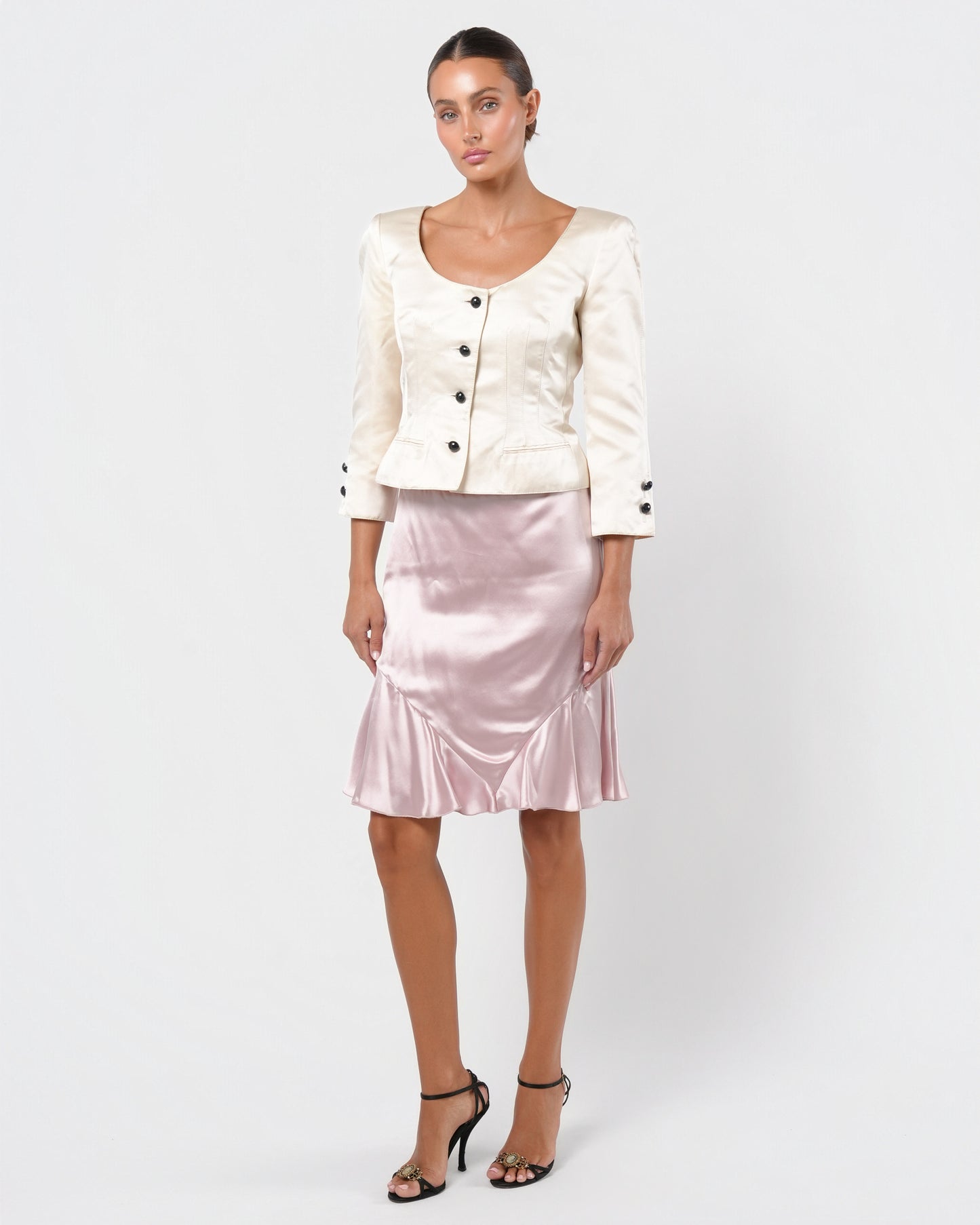 SS 2004 Pink Silk Skirt