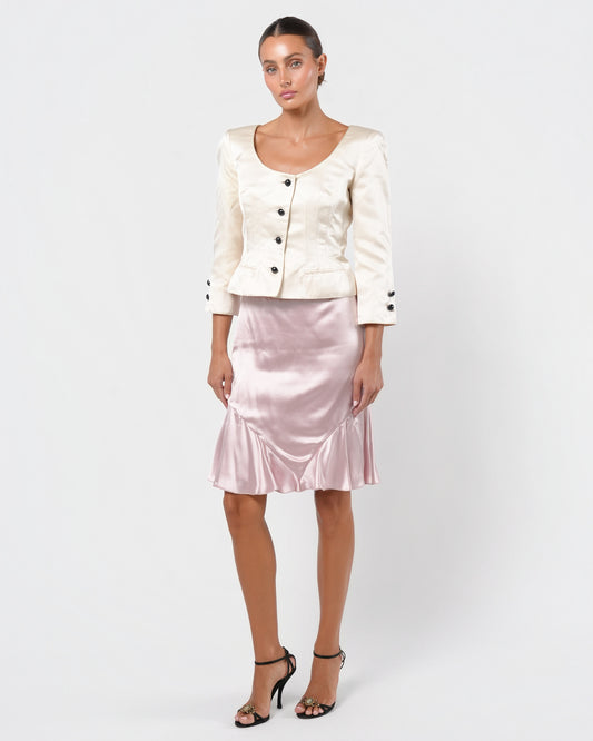 SS 2004 Pink Silk Skirt
