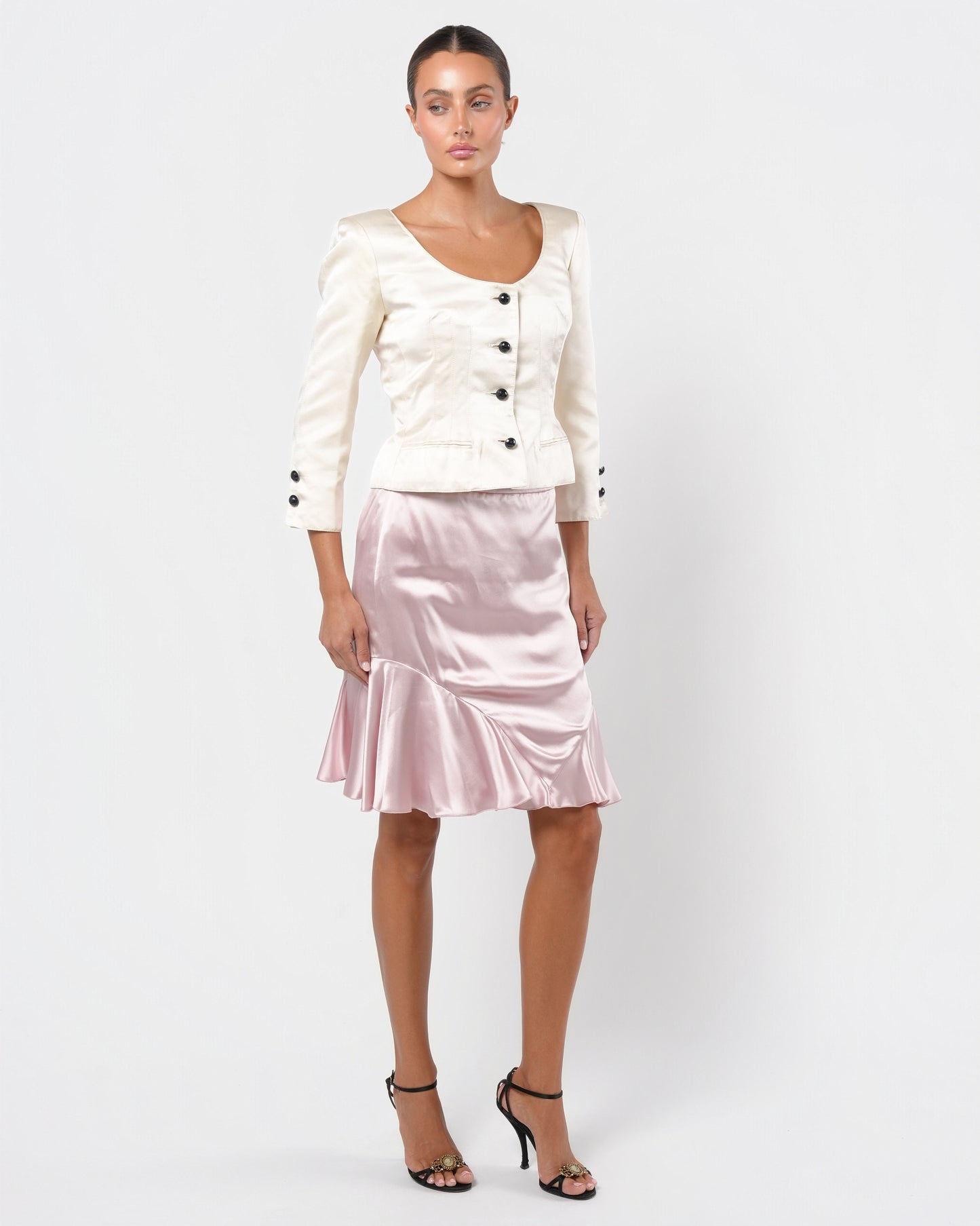 SS 2004 Pink Silk Skirt