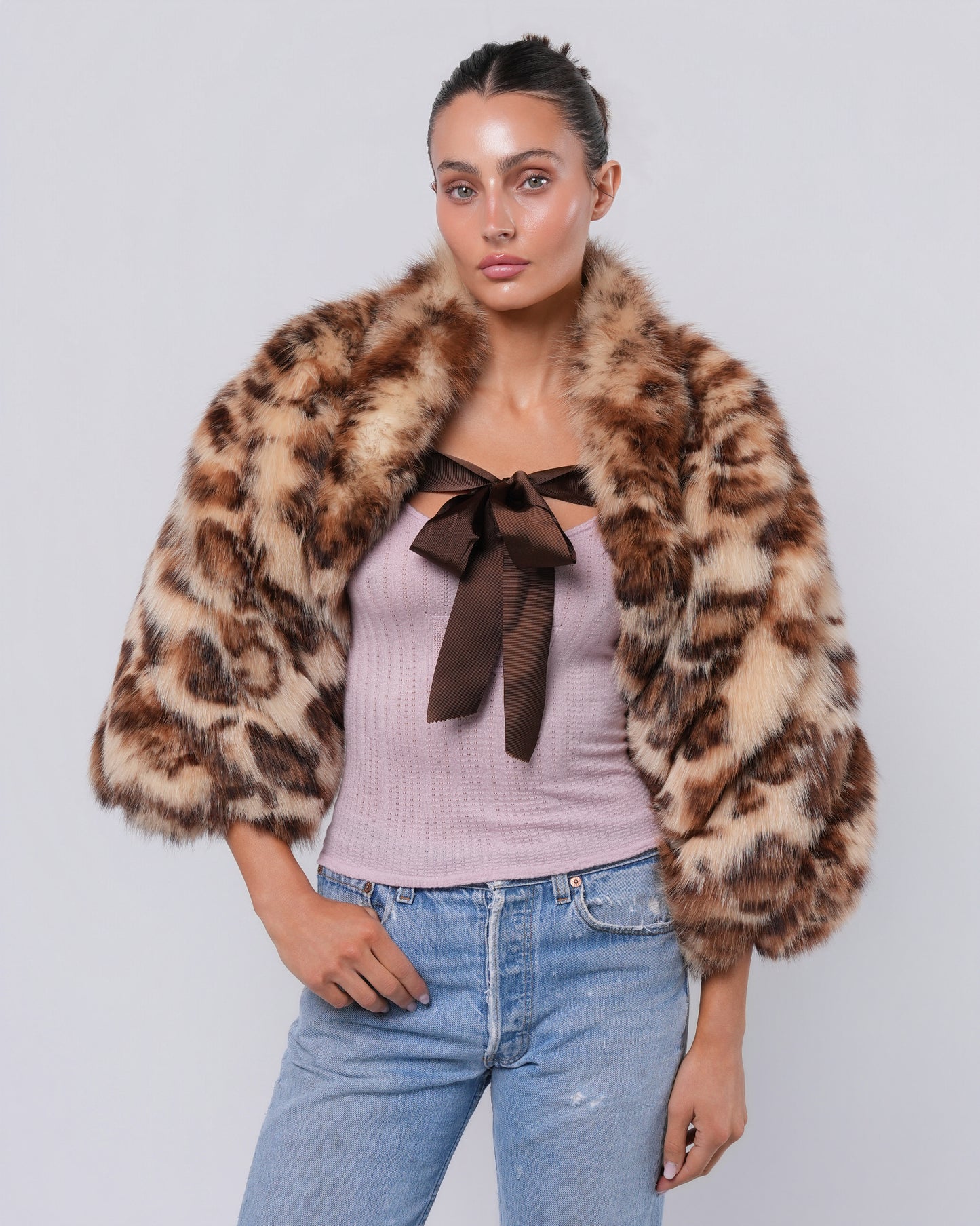 FW 2004 Ad Campaign Leopard Print Bolero