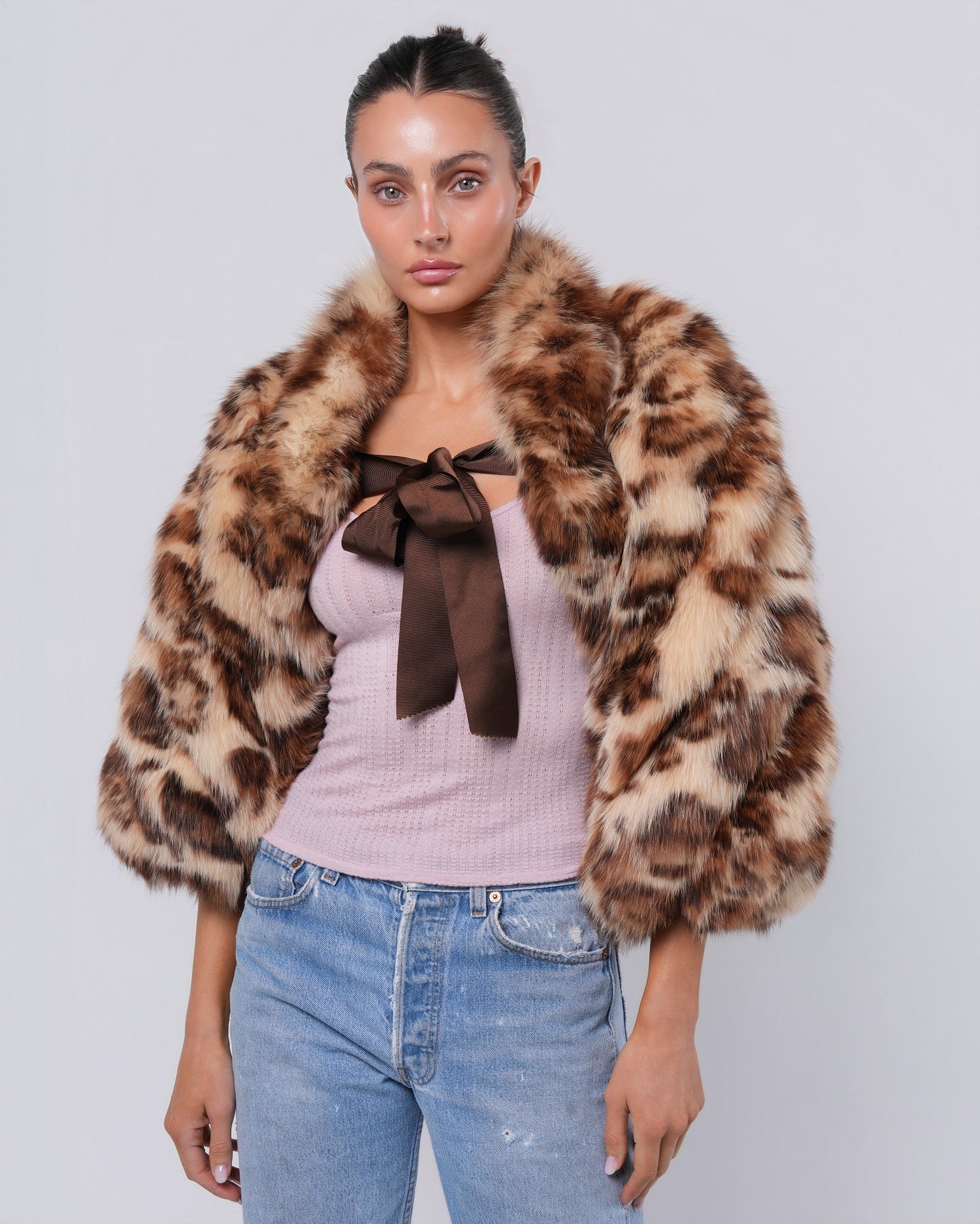 FW 2004 Ad Campaign Leopard Print Bolero
