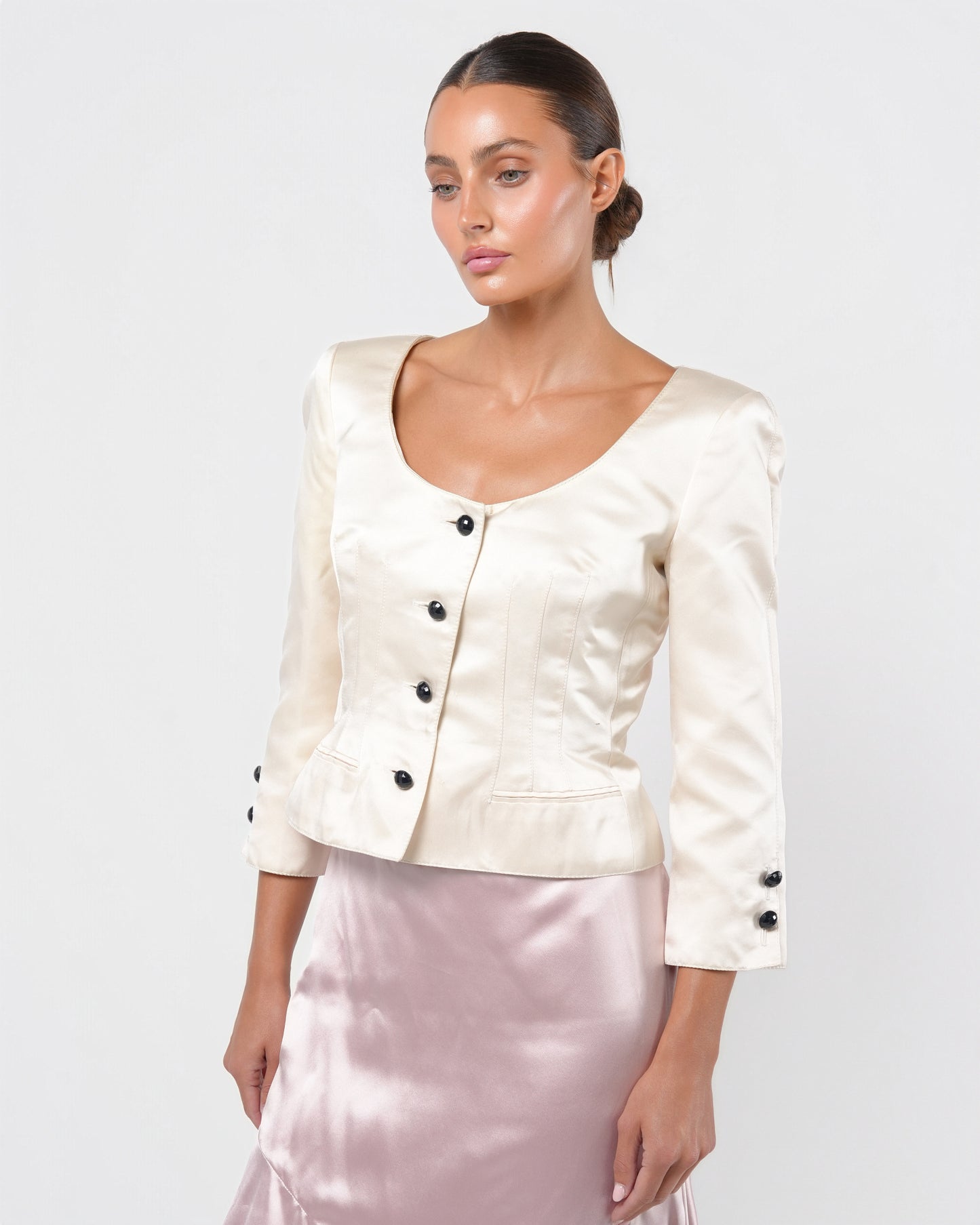 SS 2004 Pink Silk Skirt