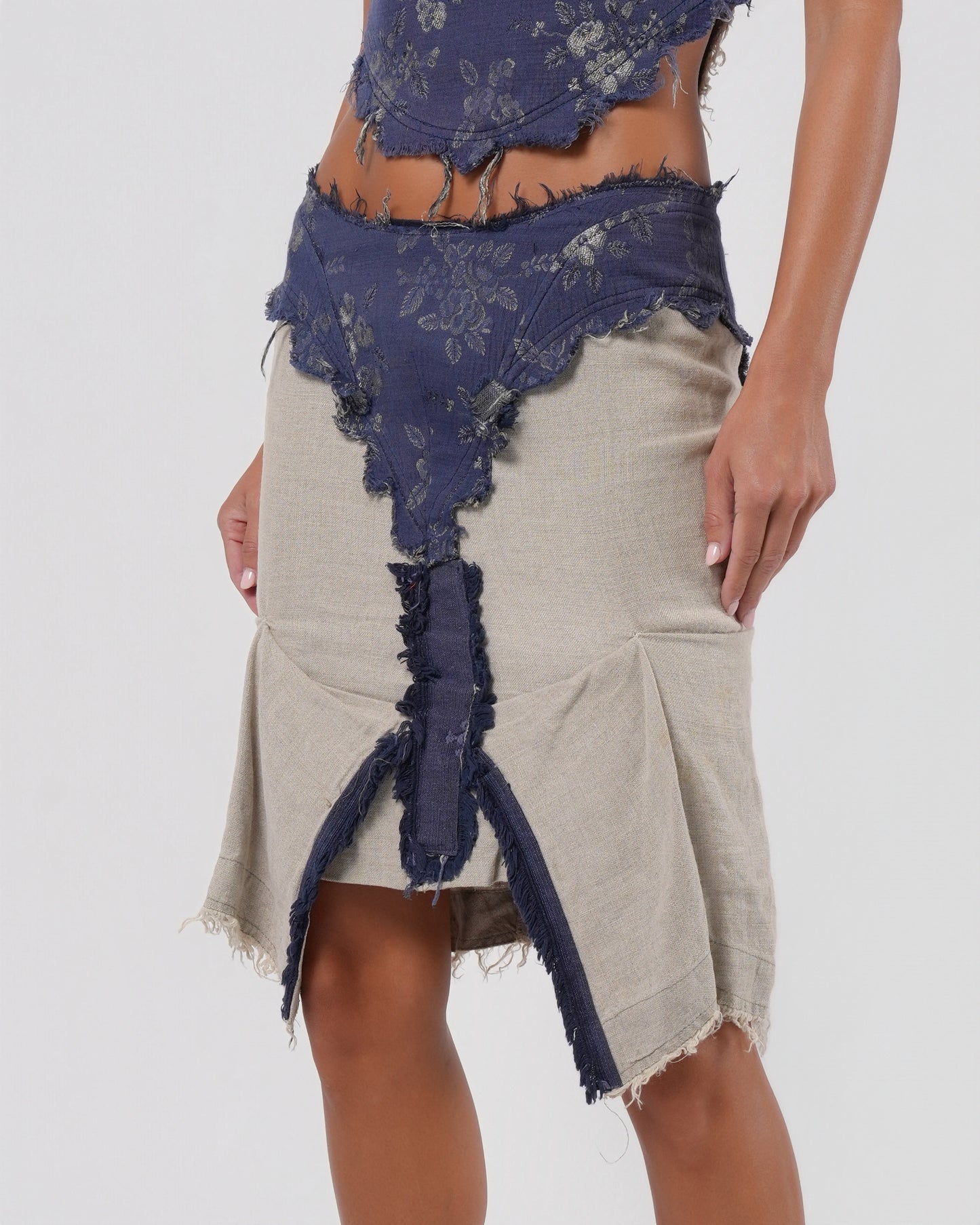 SS 1998 "Tied To The Mast" Top And Skirt Set