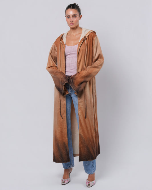 Karl Lagerfeld Era FW 1999 Cashmere Hooded Coat