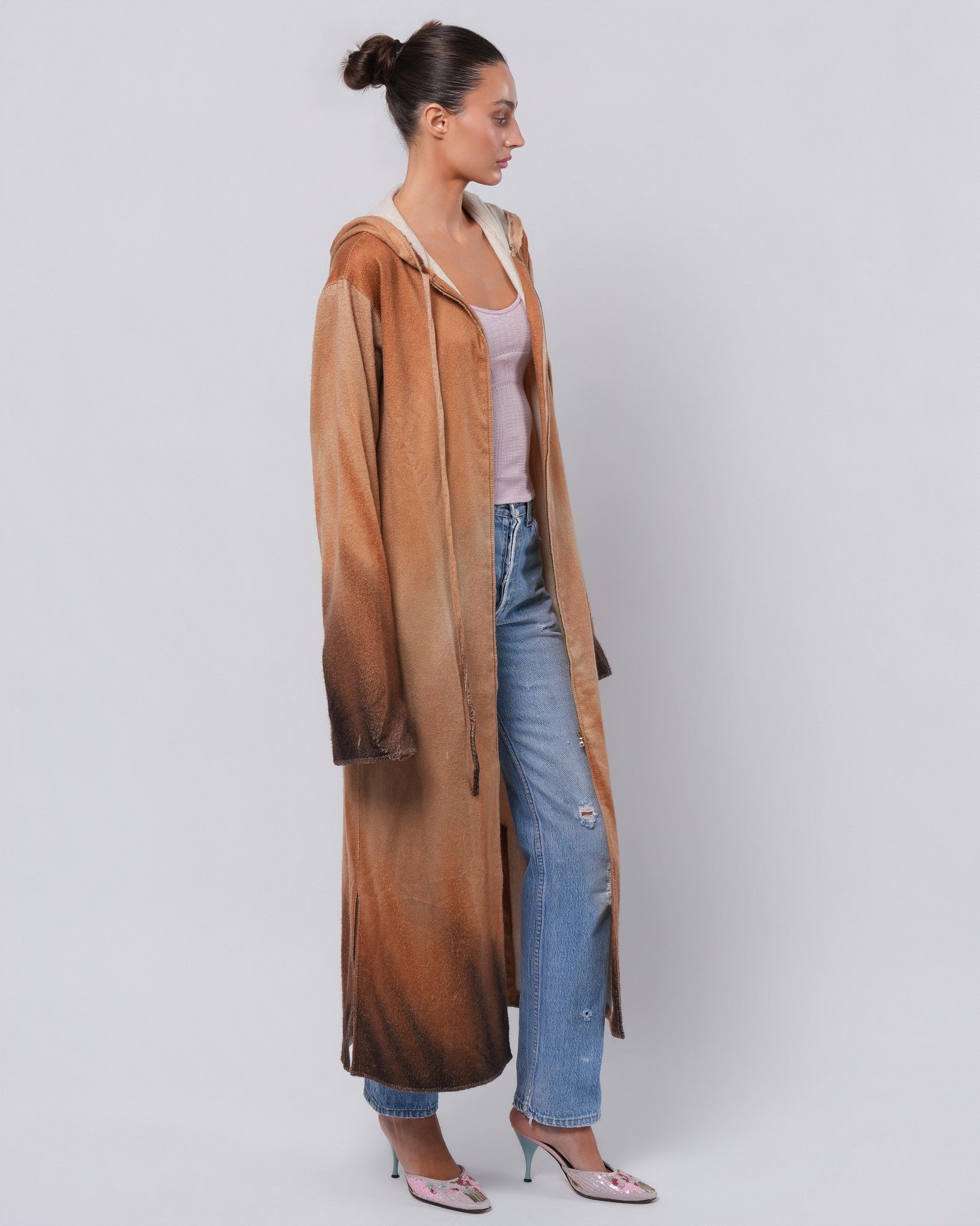 Karl Lagerfeld Era FW 1999 Cashmere Hooded Coat – Justin Reed