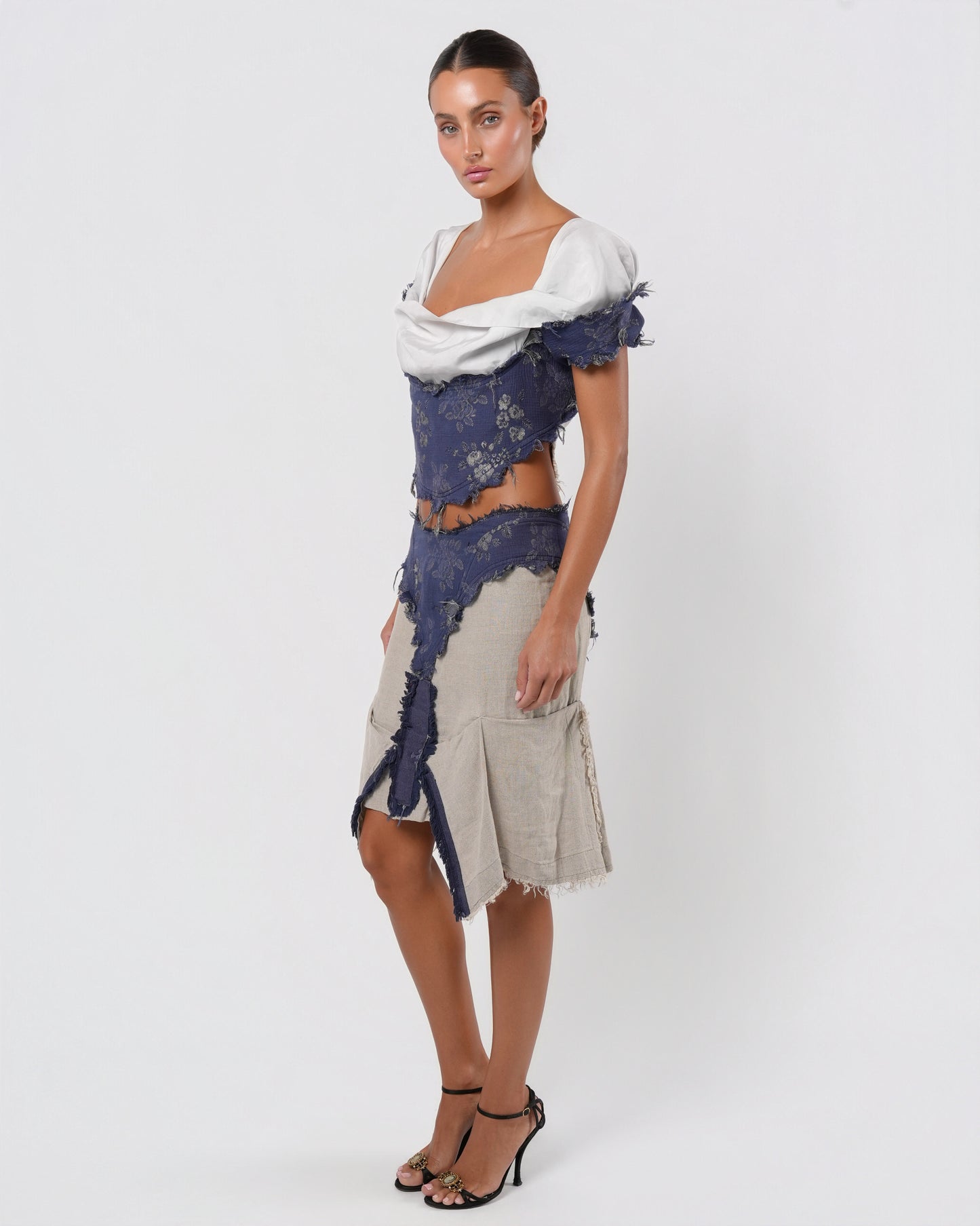 SS 1998 "Tied To The Mast" Top And Skirt Set