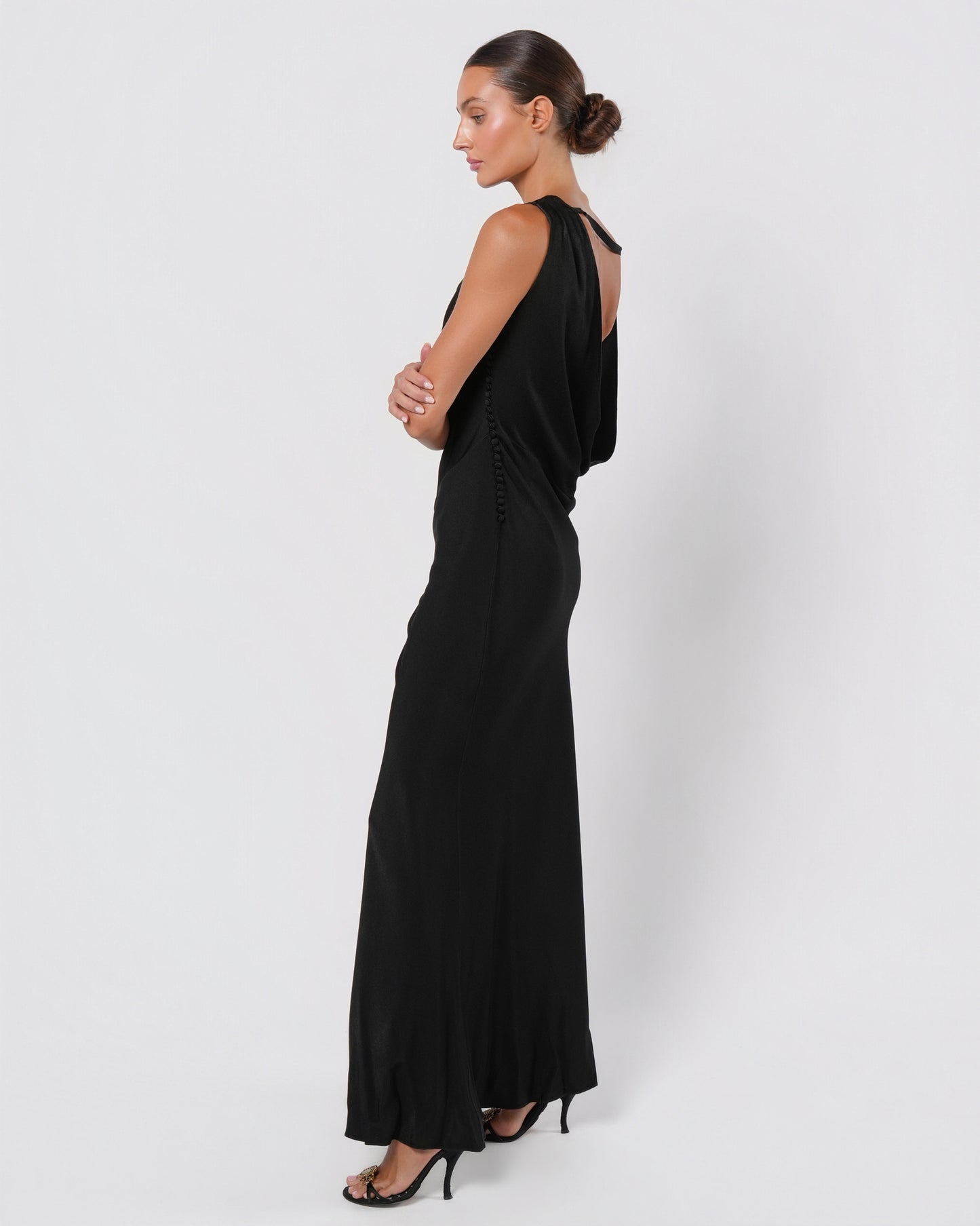 SS 2004 Brooch Embellished Gown