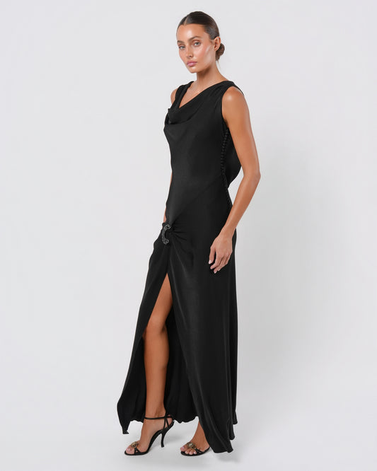 SS 2004 Brooch Embellished Gown