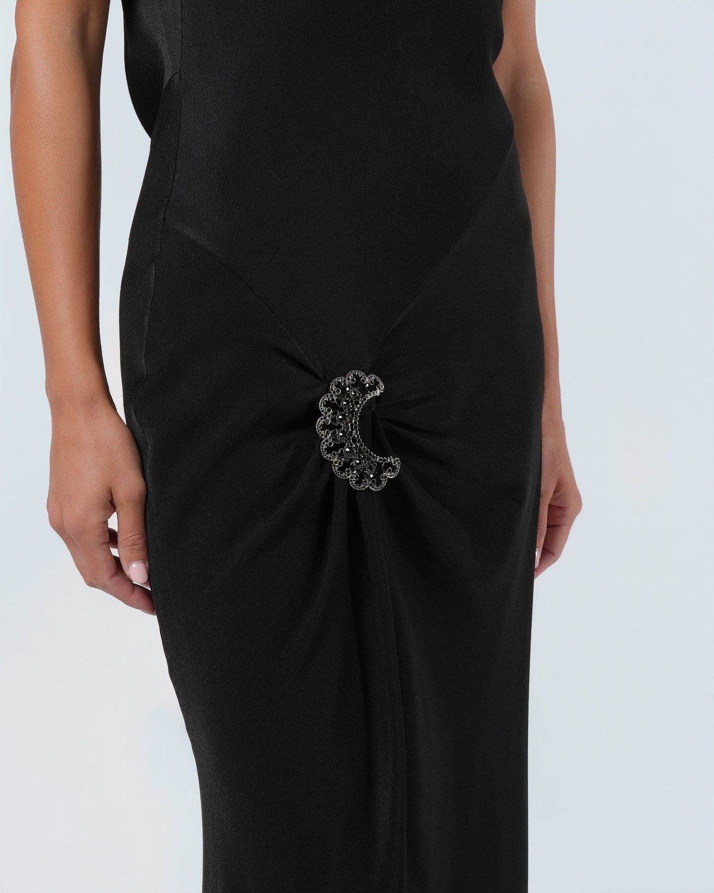 SS 2004 Brooch Embellished Gown