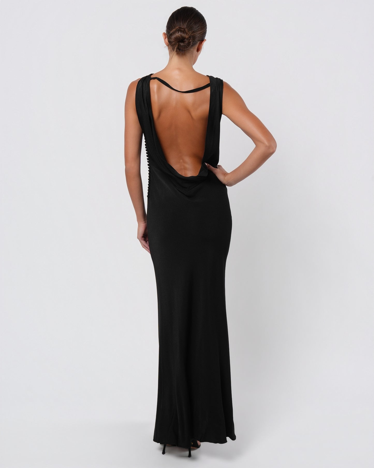 SS 2004 Brooch Embellished Gown