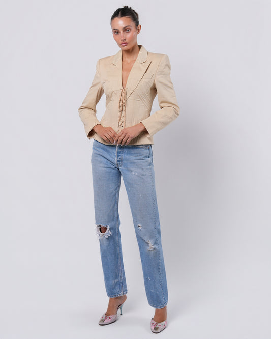 SS 2002 "Dance Of The Twisted Bull" Corsetted Blazer