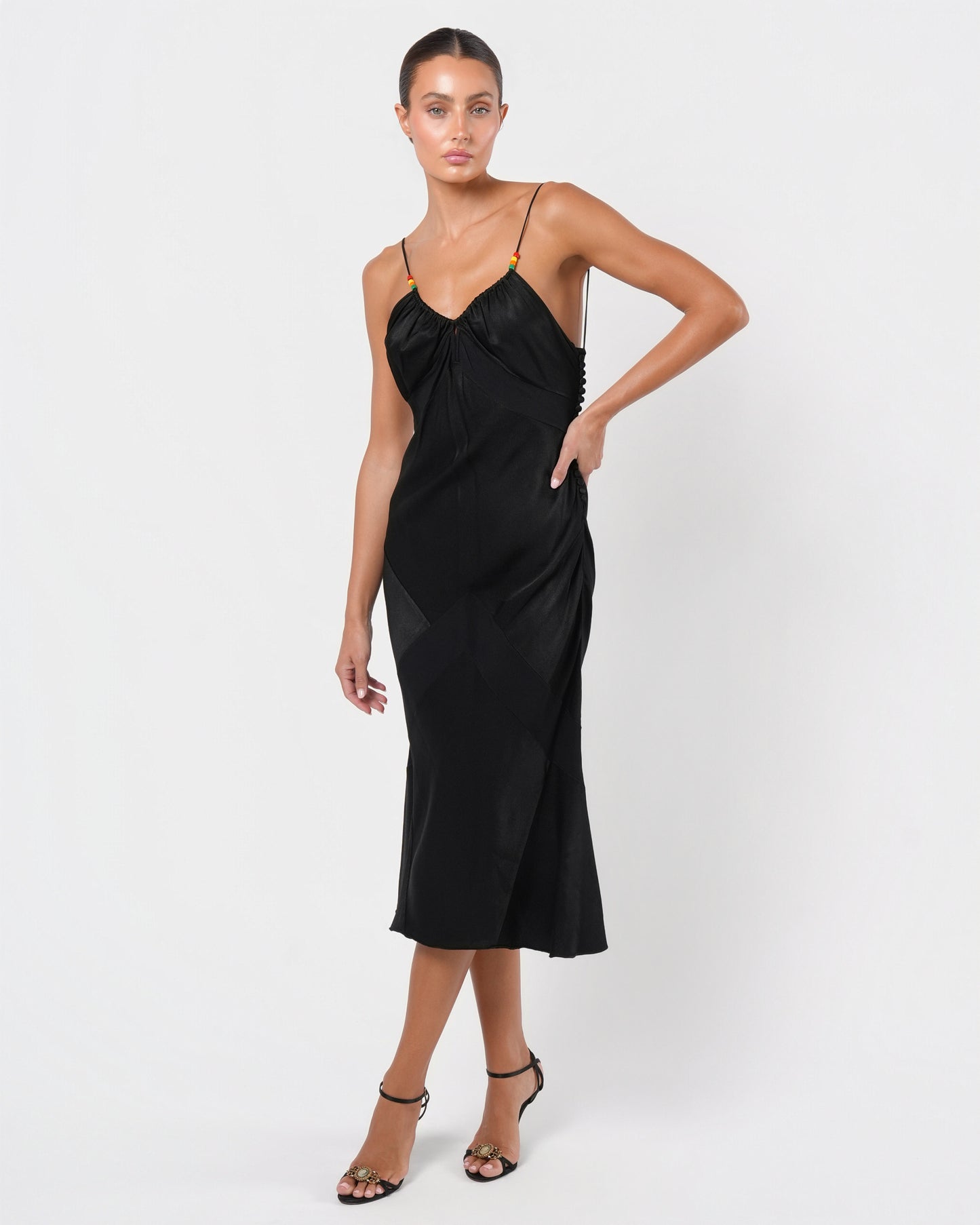 SS 2002 Bead Embellished Dress