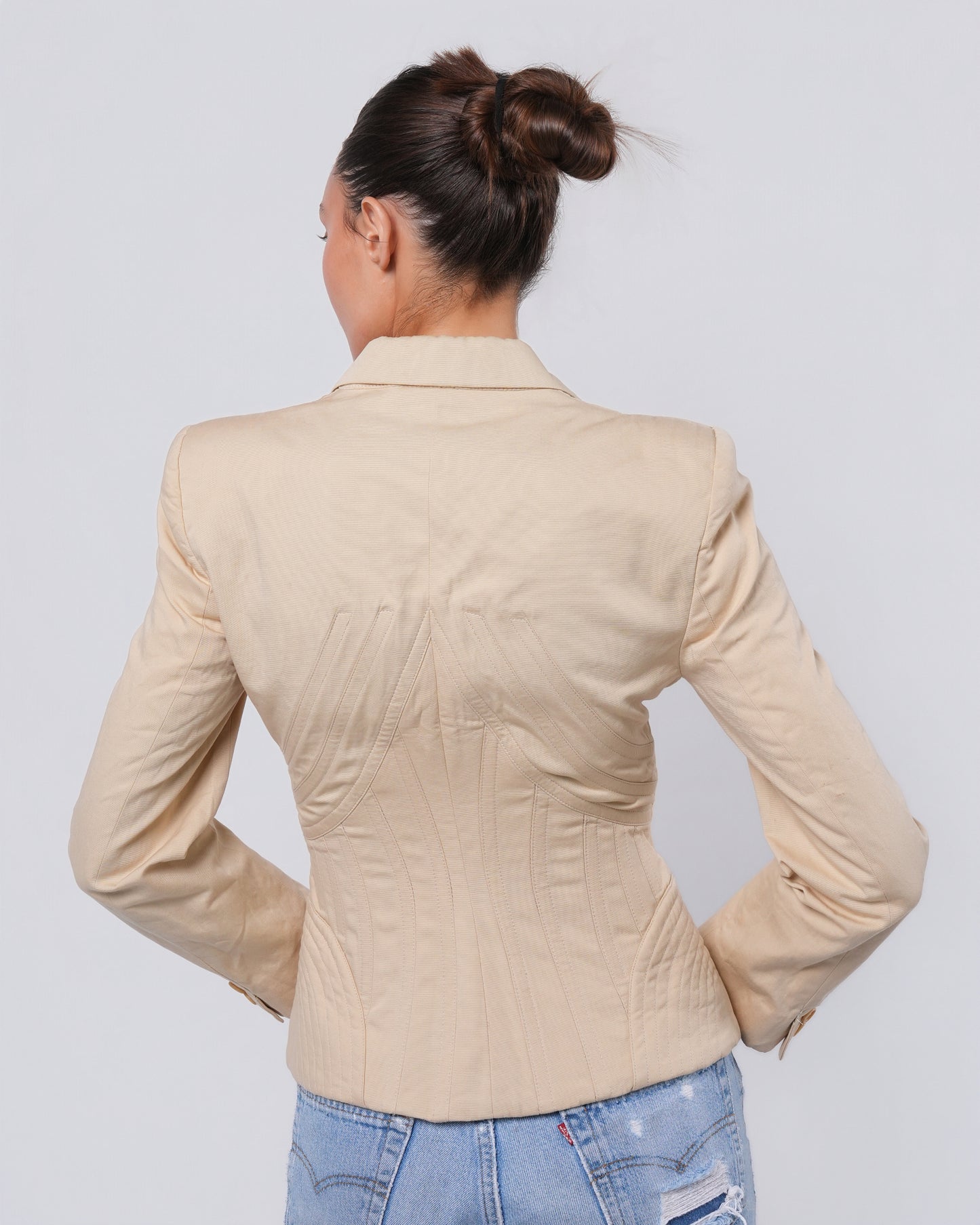 SS 2002 "Dance Of The Twisted Bull" Corsetted Blazer