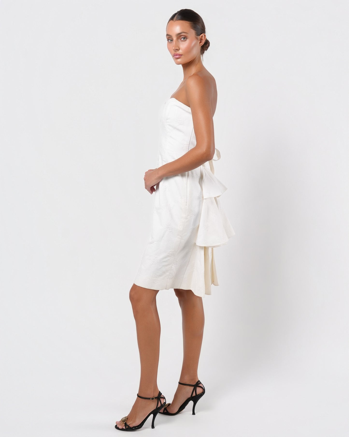 Bustle Detailed Dress