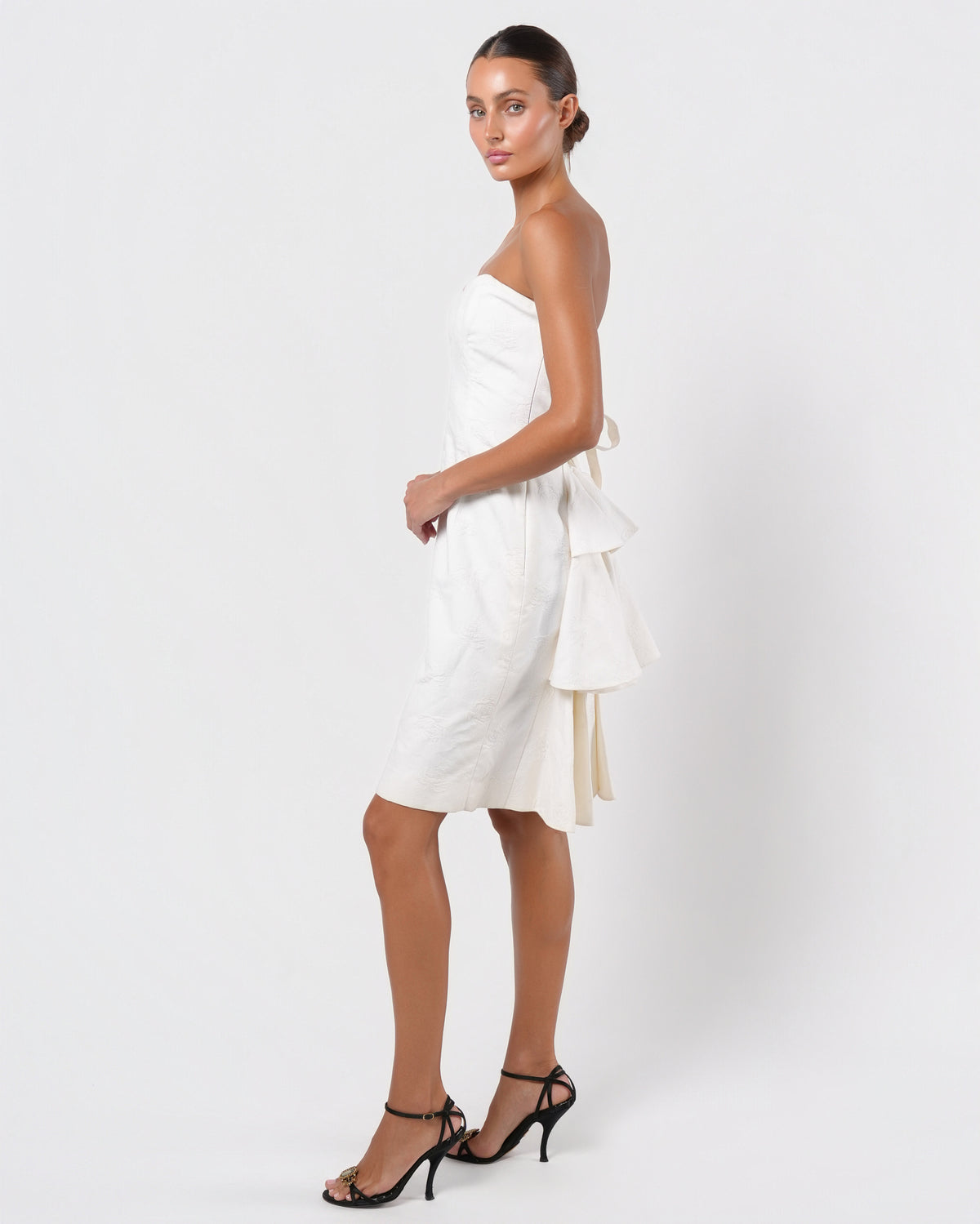 Bustle Detailed Dress